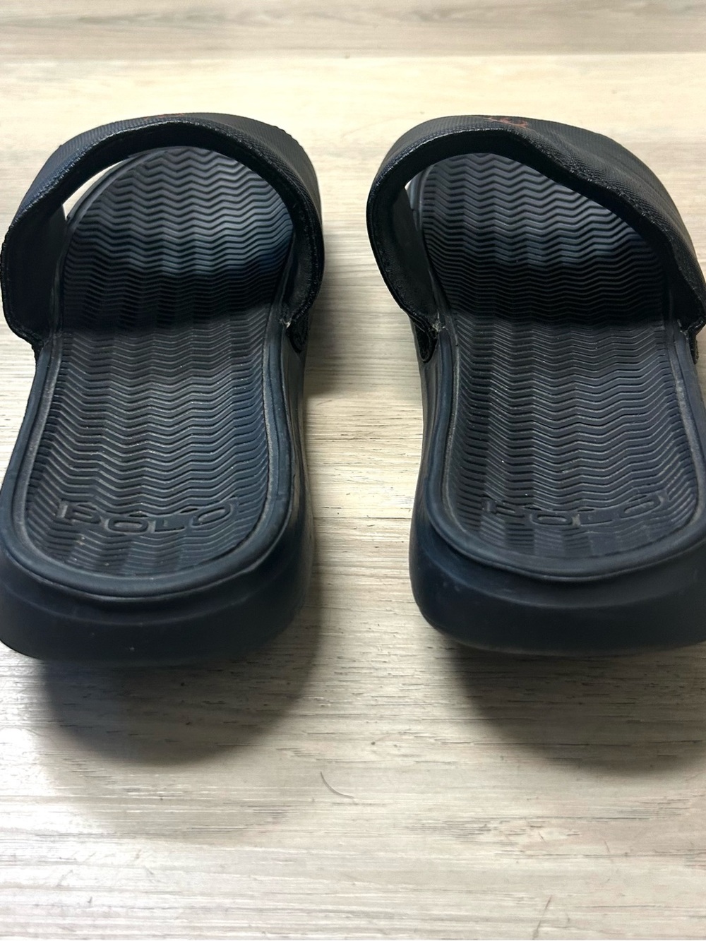 Polo Ralph Lauren Slides Men 13 D Rodwell Sandals Signature Pony Classic Slip On - Picture 7 of 11